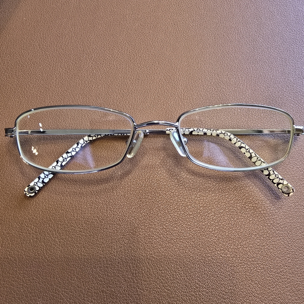 Coach Shannon 114 Silver Eyeglasses (with case) - Picture 6 of 9